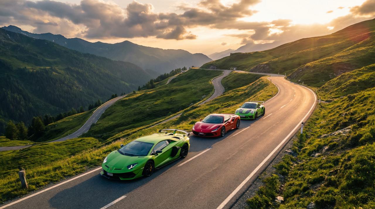 看片超跑车队山路巡游视频